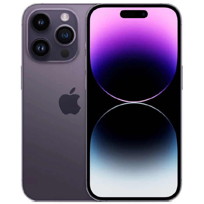 iPhone 14 Pro 128Гб (1sim + eSIM / 79%) Темно-фиолетовый - Б/У ★★★☆☆