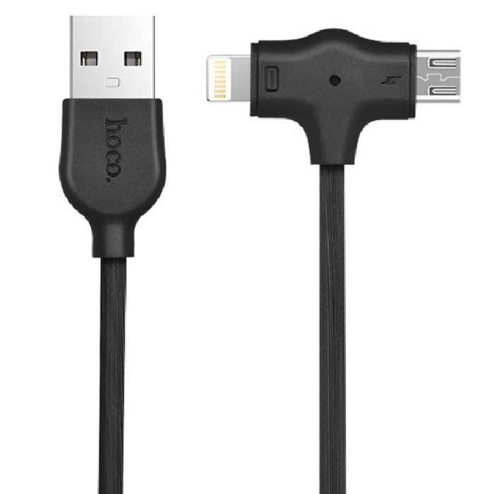 Hoco X10 USB to lightning+Micro