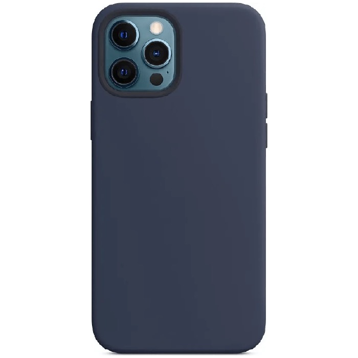 Чехол Силиконовый MagSafe для iPhone 12 Pro Max, Синий