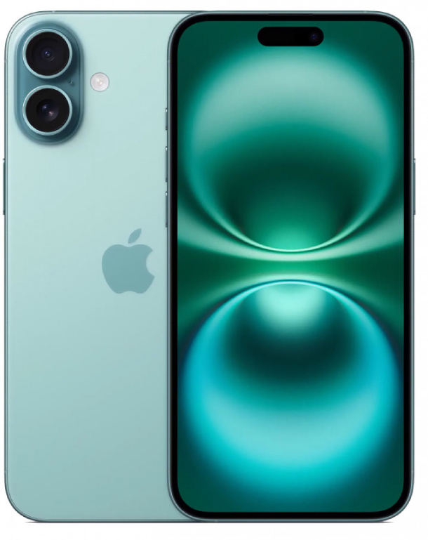 Apple iPhone 16 Plus 128Гб (1 sim + eSIM) Морская бирюза