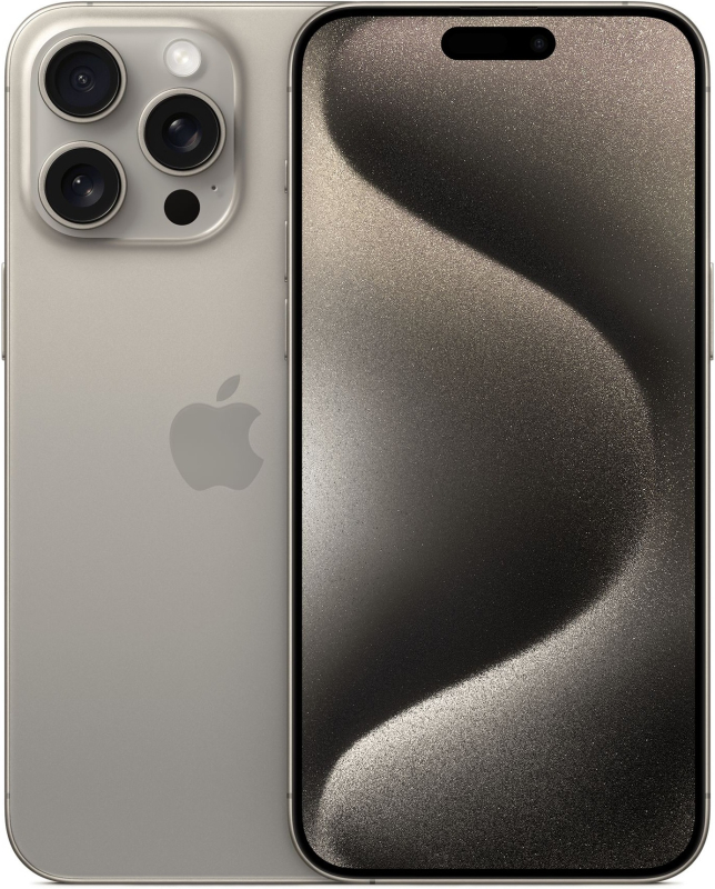 iPhone 15 Pro 256Гб (1 sim + eSIM / 86%) Натуральный титан - Б/У ★★★★★