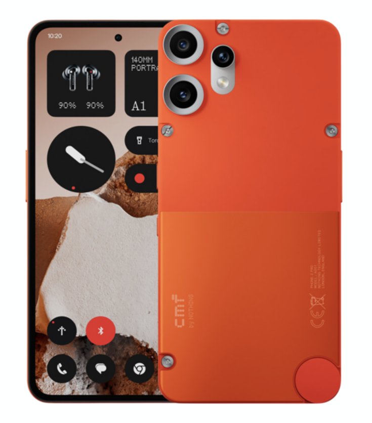 Смартфон Nothing CMF Phone Pro 2 8/256Гб, Оранжевый