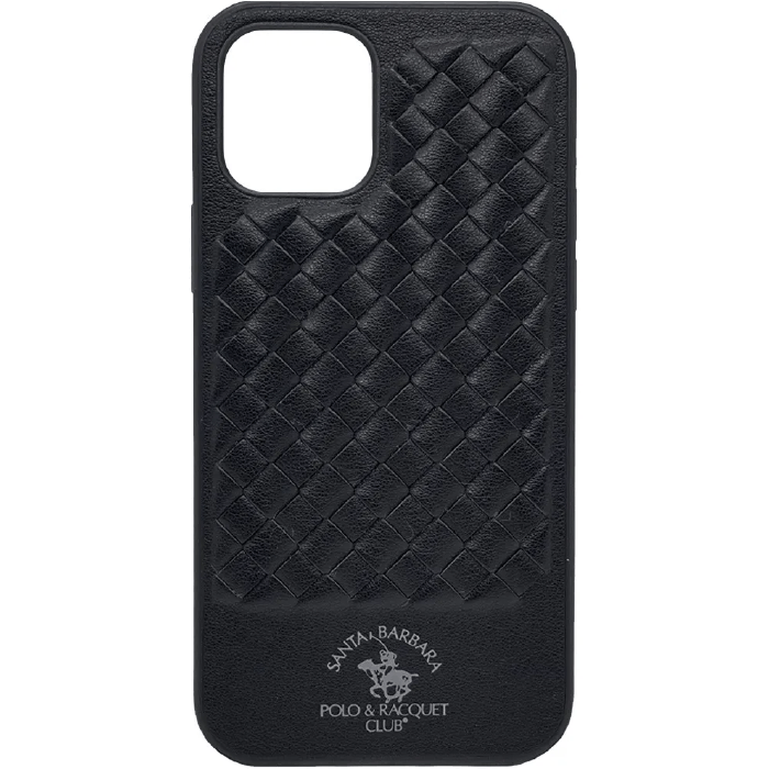 Чехол Santa Barbara Polo & Racquet Club для iPhone 12 Pro Max, Карбон Черный