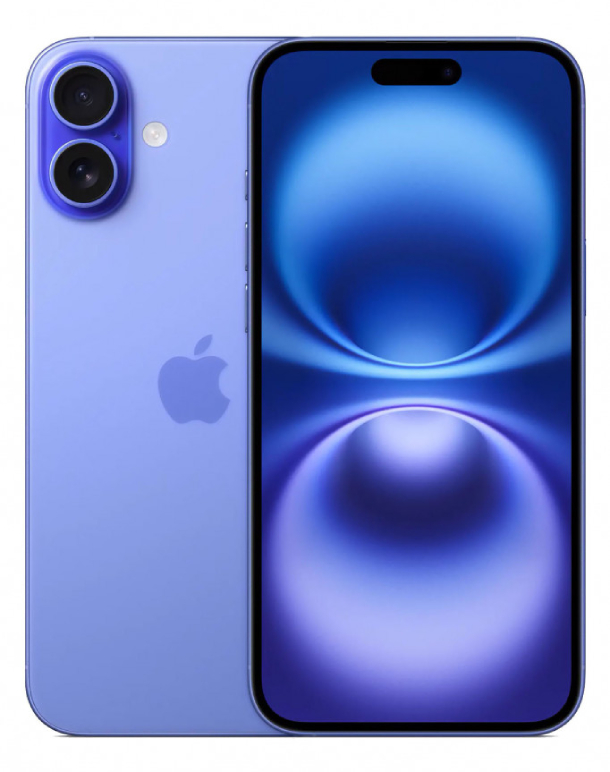 Смартфон Apple iPhone 16 256Гб (1 sim + eSIM) Ультрамарин