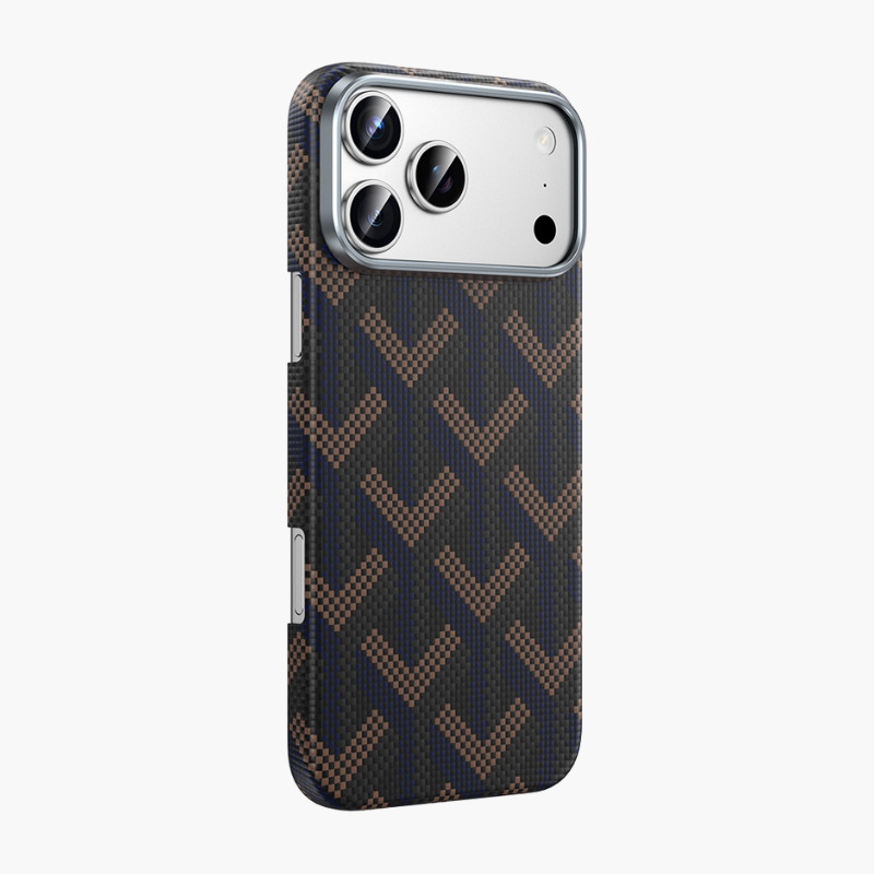 Чехол KeePhone Kevlar Prague MagSafe Case для iPhone 17 Pro, Бронзовый