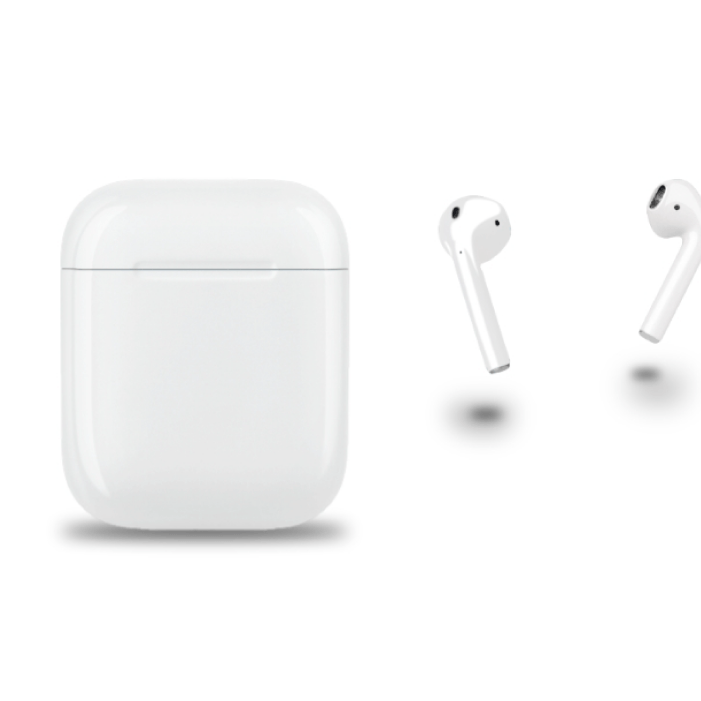 Apple AirPods 2, MV7N2, Быстро разряжается кейс, Белый - Б/У