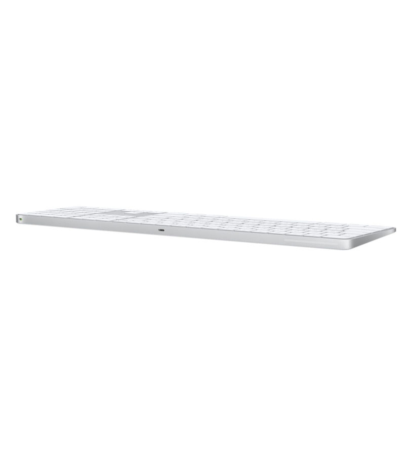 Apple Magic Keyboard с цифровой панелью, Белая с Touch ID