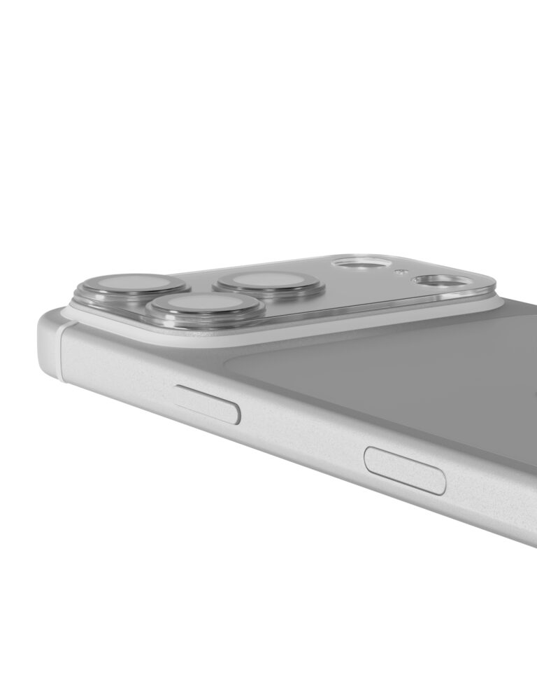 Стекло защитное VLP Lens Protector для камеры iPhone 17 Pro Max, с черной рамкой