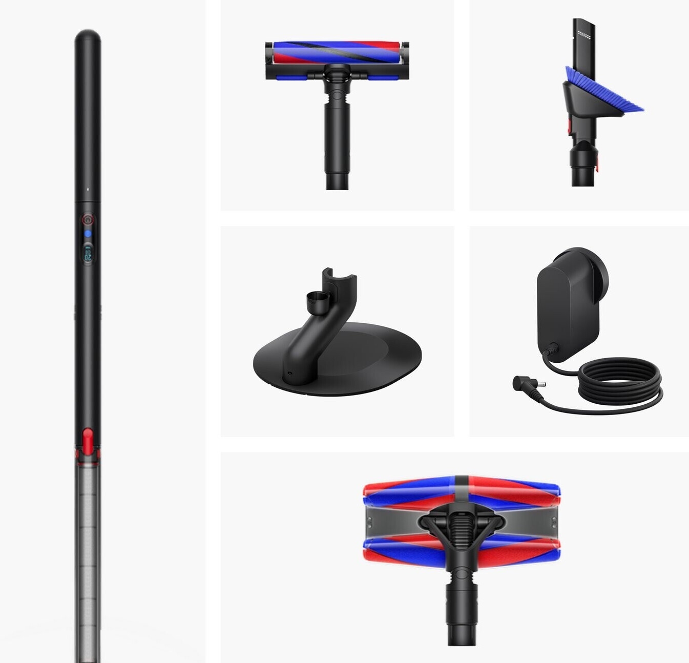 Dyson PencilVac Fluffycones SV50, Черный