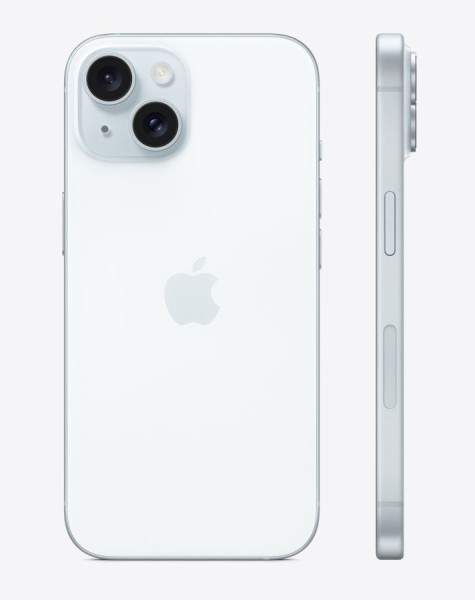 Смартфон Apple iPhone 15 256Гб (1 sim + eSIM) Голубой
