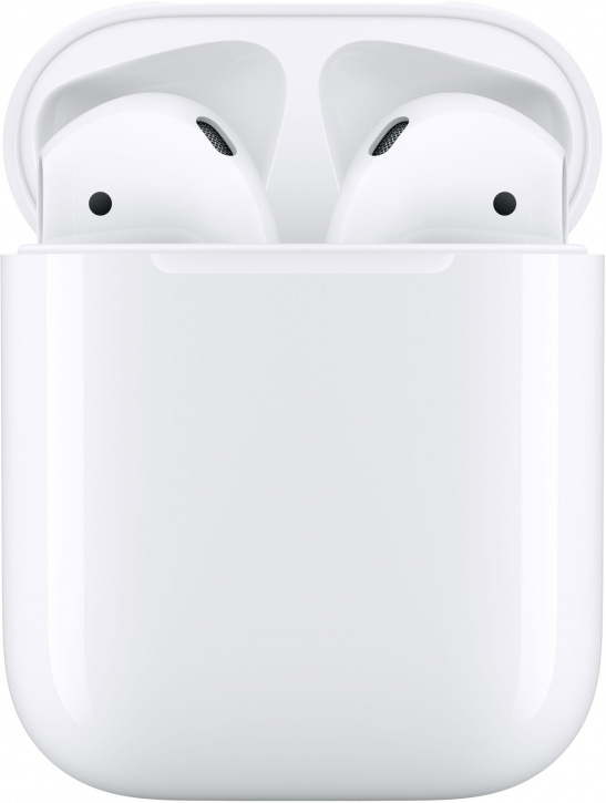 Apple AirPods 2, MV7N2), Эхошум от микрофона во время разговора / high copy, Белый - Б/У