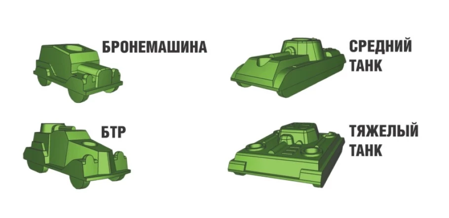 Настольная игра "Танковый Бой" в 